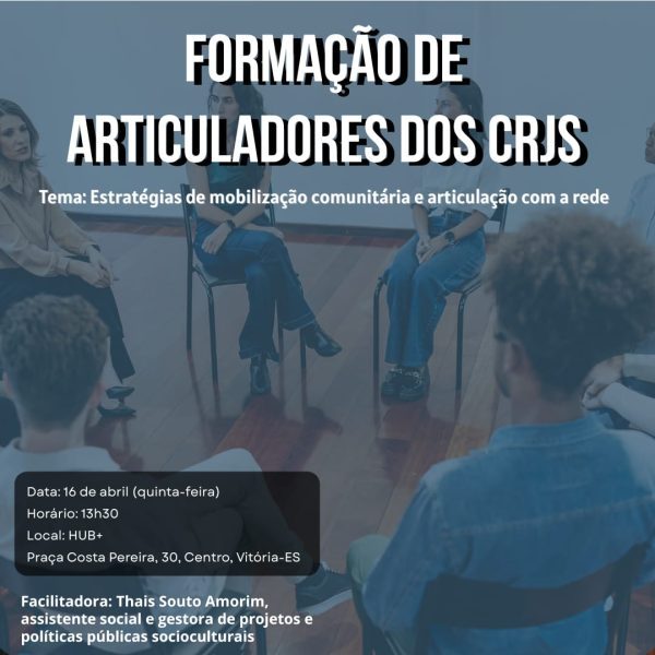 Formação de articuladores do CRJs