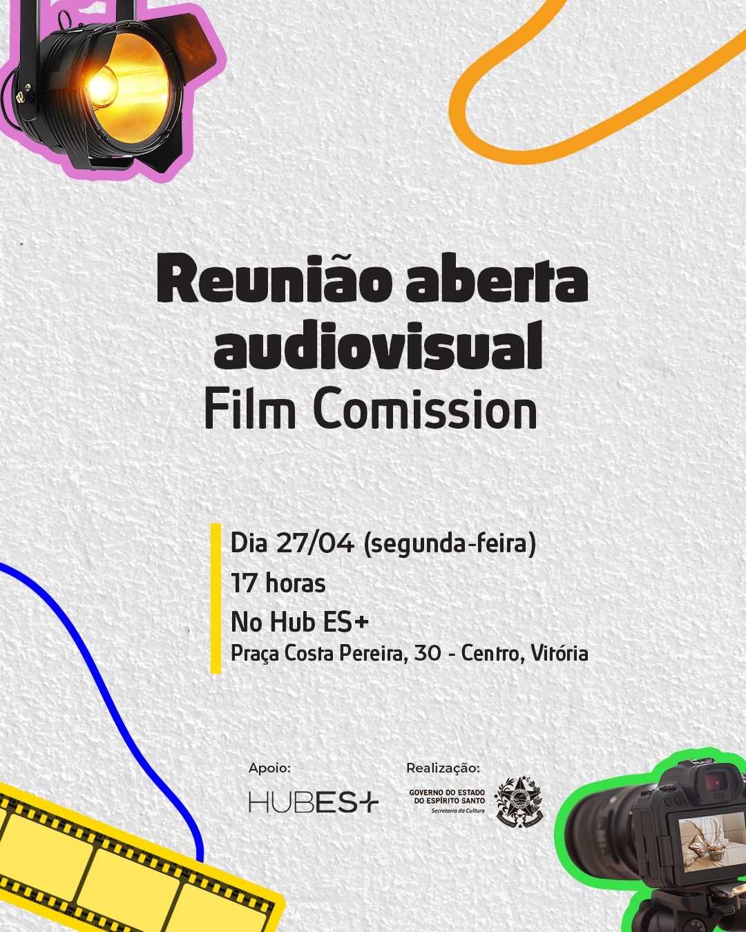 Reunião Aberta Audiovisual – Film Commission